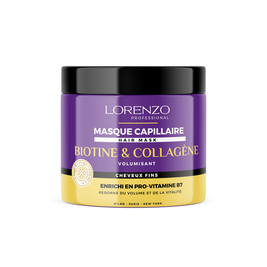 Masque capillaire Biotine et Collagène